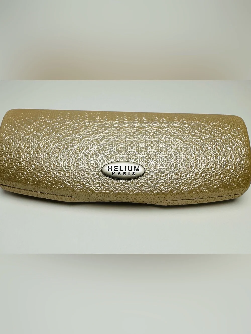 Helium Paris Metallic Gold Women's Hard Shell Glass Case